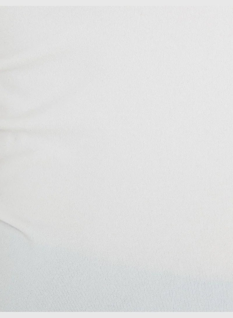 كوتون بلوزة بحمالات رفيعة