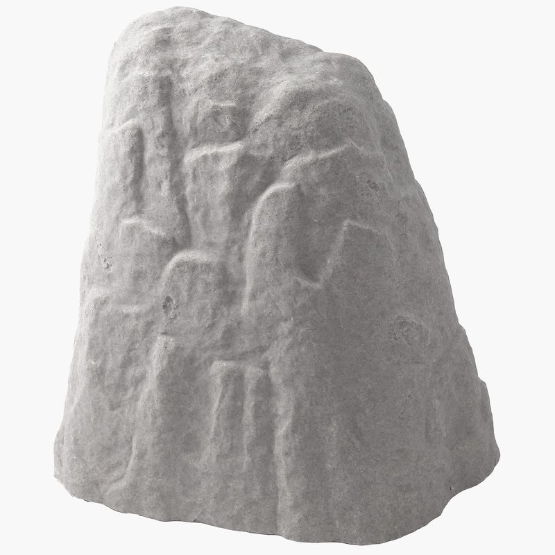 Emsco Group 2282 Natural Granite Appearance â€“ Extra Large & Tall â€“ Lightweight â€“ Easy to Install Landscape Rock, Large - Image 1
