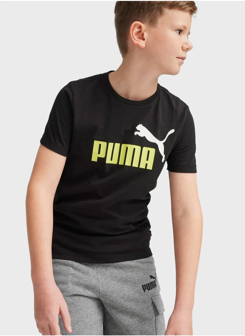 PUMA Kids Essential  2 Col Logo T-Shirt