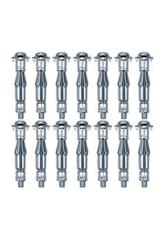Y&D Metal Cavity Anchor, Fixing Zinc Plated Heavy Duty Plasterboard Drywall Anchors Hollow Wall Plugs M6*50MM for Anchor Screws Plaster Tile (20Pcs)  - Image 1