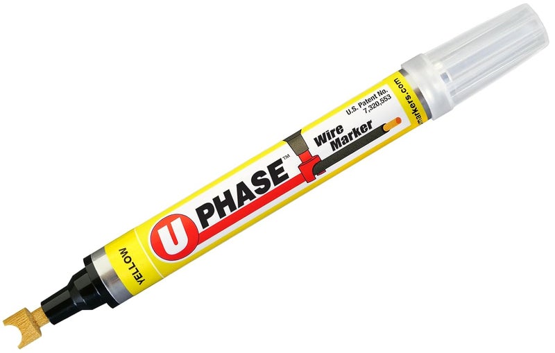 Umark علامة سلك U-Phase® صفراء (عبوة من 4) 10706PPM - Image 1