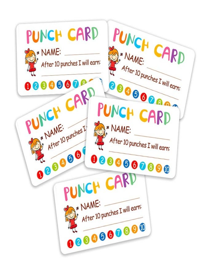 IVON Punch Card, 100pcs Reward Incentive Card for Teacher, Behavior Chart for Kids, Homeschool Classroom Supplies for Motivation - Image 5