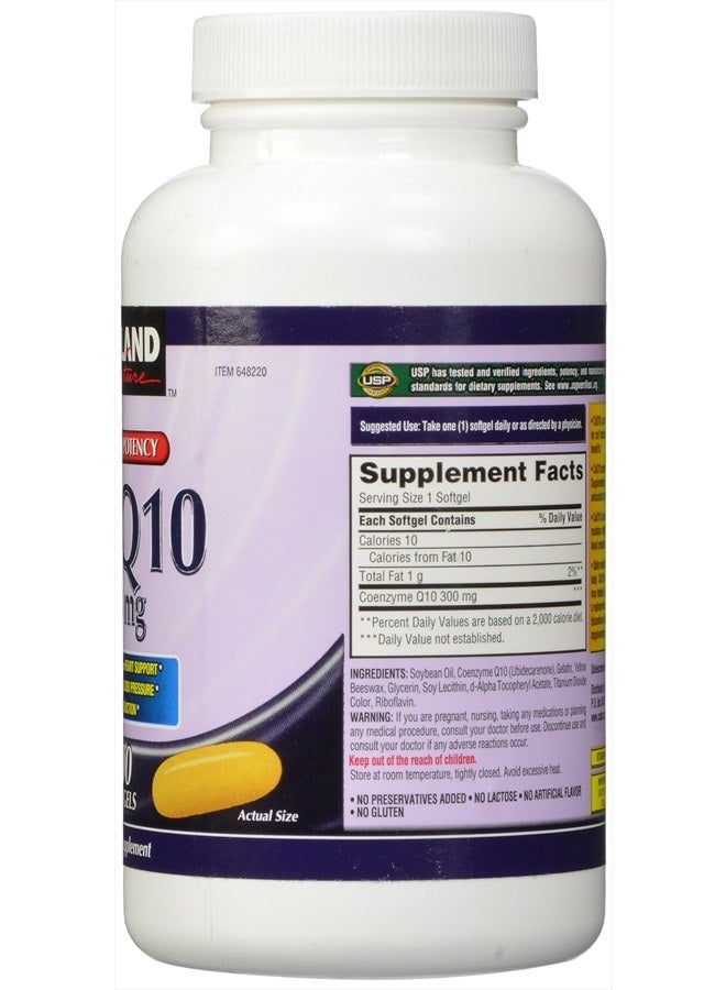 Kirkland كيركلاند سيغنيتشر COQ10 100 كبسولة لينة، 300 ملغ، 6.4 أونصة - Image 3