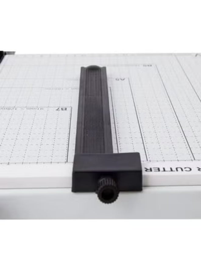 كلناميان قاطع ورق A4، ماكينة قص الصور، قاطع حرفي للمكتب أو المنزل أو المدرسة، باللون الأبيض. - Image 4