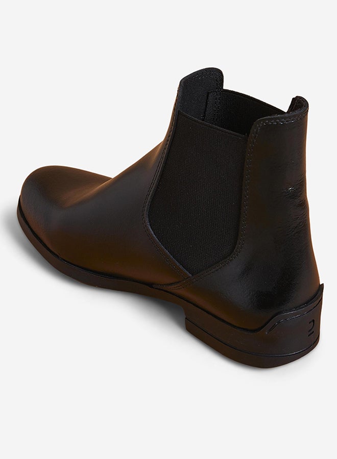 DECATHLON أحذية جودبور لركوب الخيل من الجلد للبالغين 500 - Image 1