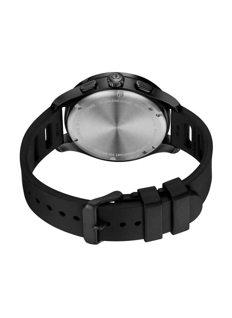 Victorinox Men's Alliance Sport Chronograph Rubber Band Watch 44mm - 241818  - Image 3