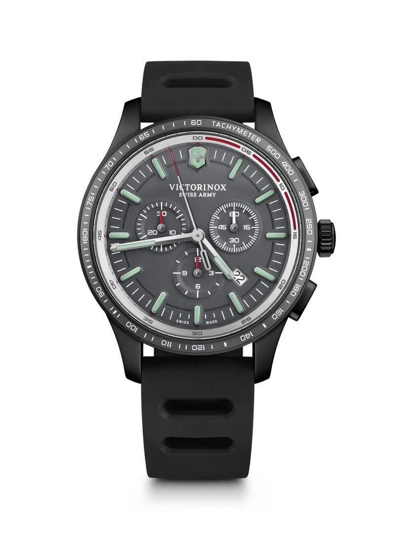 Victorinox Men's Alliance Sport Chronograph Rubber Band Watch 44mm - 241818  - Image 1
