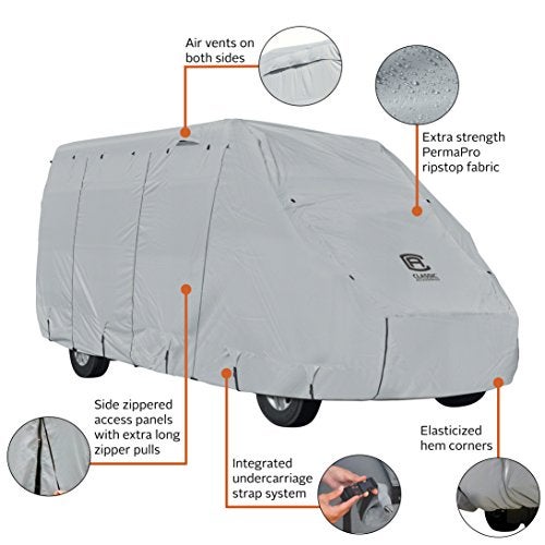 Classic Accessories Over Drive PermaPRO Class B RV Cover, Fits 23'-25' RVs - Image 5