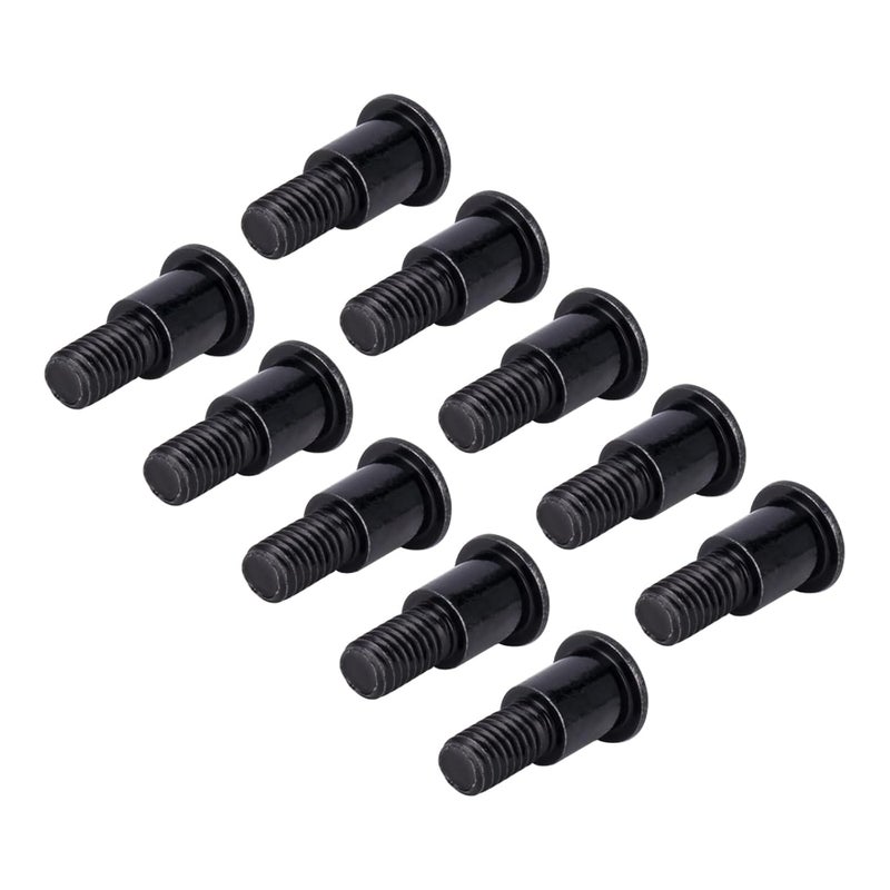 CARJPMX 20PCS M3x4x10mm Hex Buttonhead Incision Kingpin Shoulder Screws for Axial SCX10 AR44 AR45 Capra Axle Vanquish F10 H10 Optic Axle (Black) - Image 4