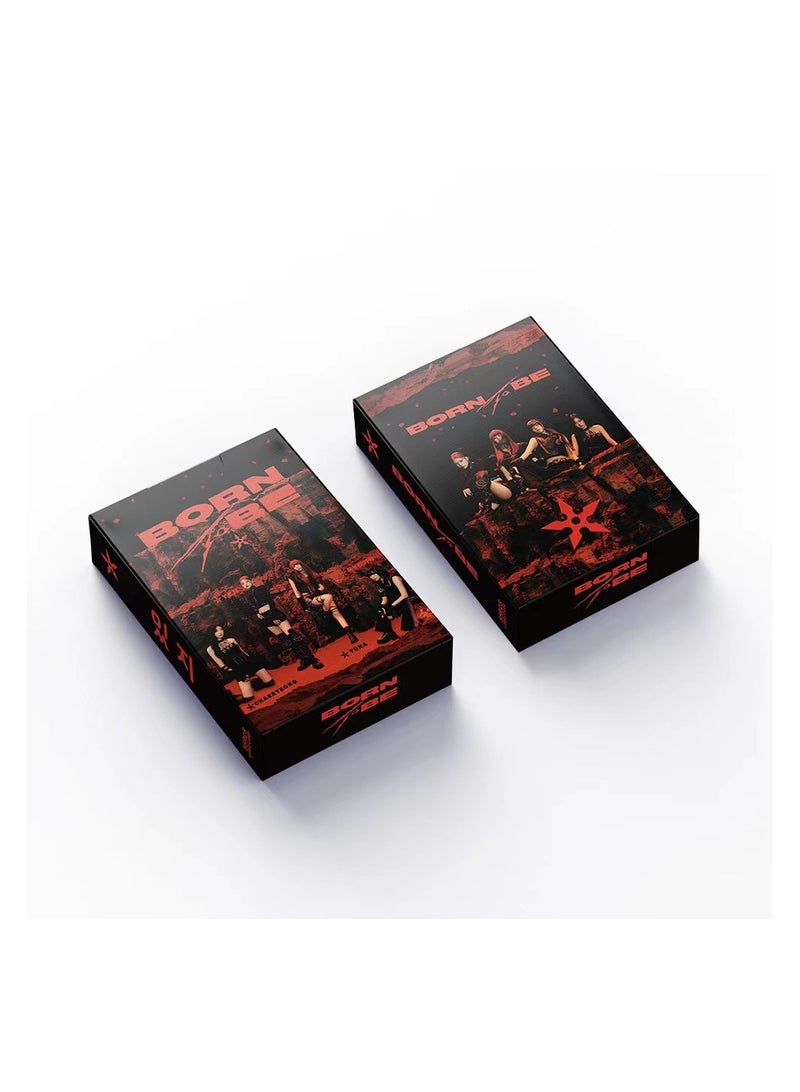 NIBEMINENT 55 Pcs Kpop ITZY BORN TO BE Lomo Cards Card For Fans Collection Gifts - Image 2