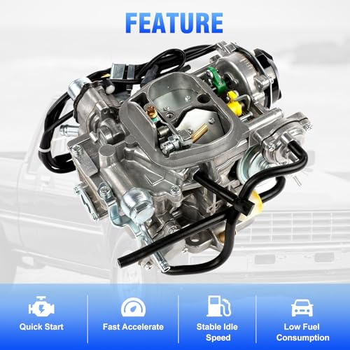 Partol 22R Carburetor for Toyota Pickup Carburetor 1981-1987 TOY-505 TOY-507 2.4L Carburetor Carb, Automatic Choke (35290/2.4L 2366cc/C4036) - Image 4