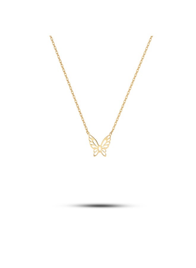 Ruby Art Gold 18K Pure Gold Necklace for girl -1 Gram - Image 1