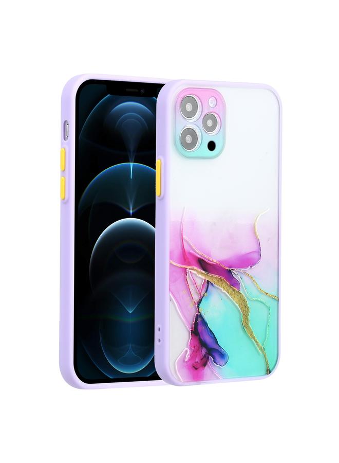 Zaboon Case For iPhone 12 Pro Max Ink Painting Style TPU Protective Case - Image 1