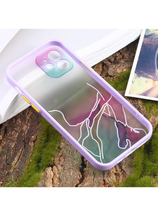 Zaboon Case For iPhone 12 Pro Max Ink Painting Style TPU Protective Case - Image 5