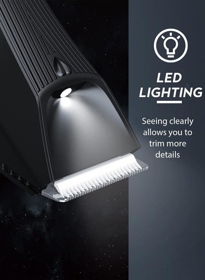 Ru syanl Body Hair Trimmer Groomer Kit for Men Electric Groin Hair Trimmer Waterproof Safe Shaver Groomer with USB Recharge Dock - Image 5