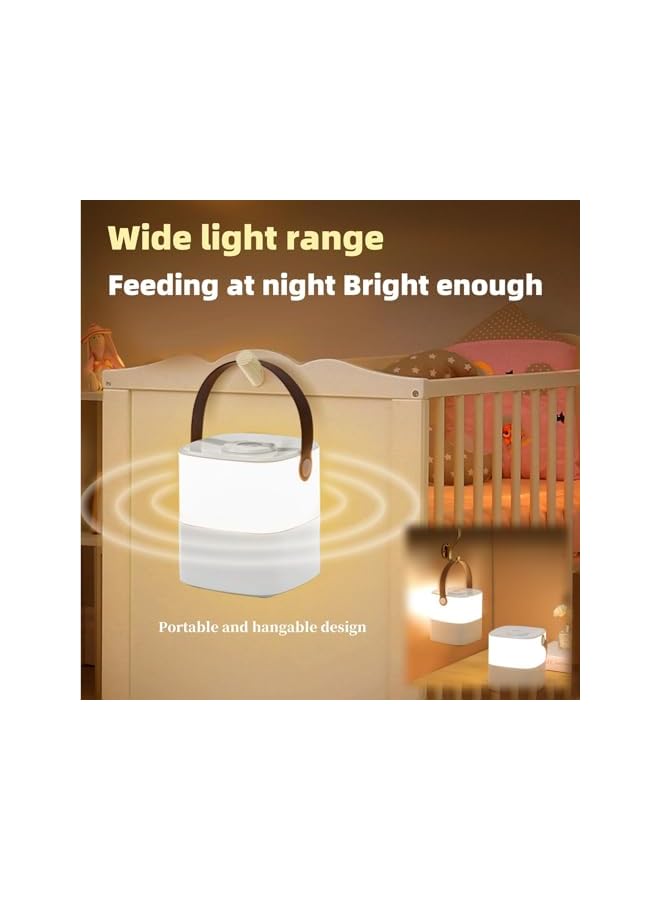 The Bros Ultra-Compact Touch Control Lamp - Portable Bedside Table Light with Fast USB Charging Port, Adjustable Warm White Night Light for Nursery, Bedroom, Office & Hallway - Image 5