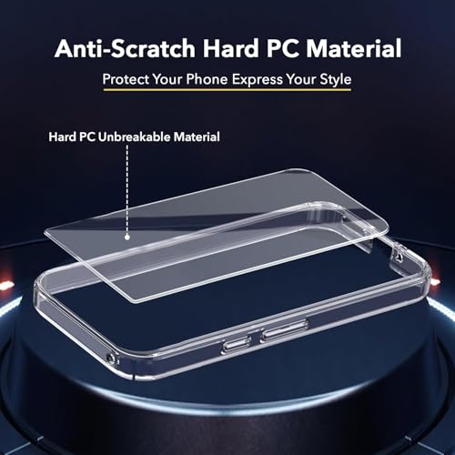 Jkobi Lifetime Anti-Yellow Clear Back Cover Case for Samsung Galaxy A73 5G (Sleek Hard Crystal | Shockproof and Camera Protection) - Image 5