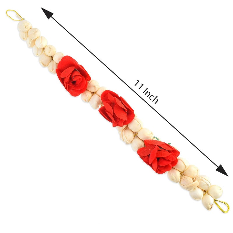 Superstore18 Artificial Mogra Jasmine flower Buds and Rose Hair Gajra Veni Women Hair accessory non perishablereusable SST5262HASC - Image 3