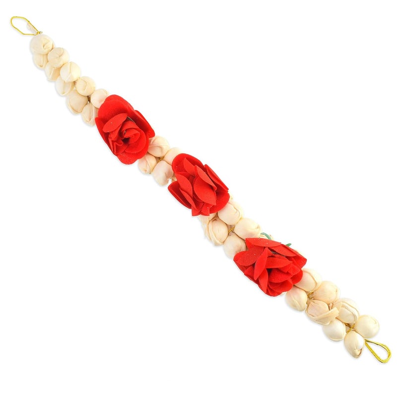 Superstore18 Artificial Mogra Jasmine flower Buds and Rose Hair Gajra Veni Women Hair accessory non perishablereusable SST5262HASC - Image 2