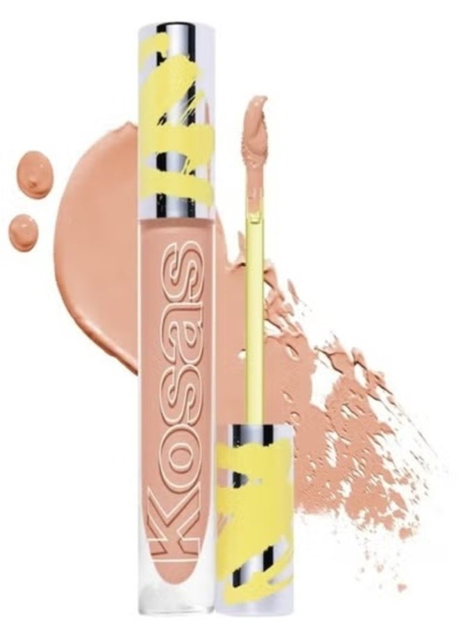Kosas Revealer Serum Radiance Correcting Color – Illusion - Pink Peach for light to medium skin tones 5.3ml | Brightening & Hydrating Formula - Image 1