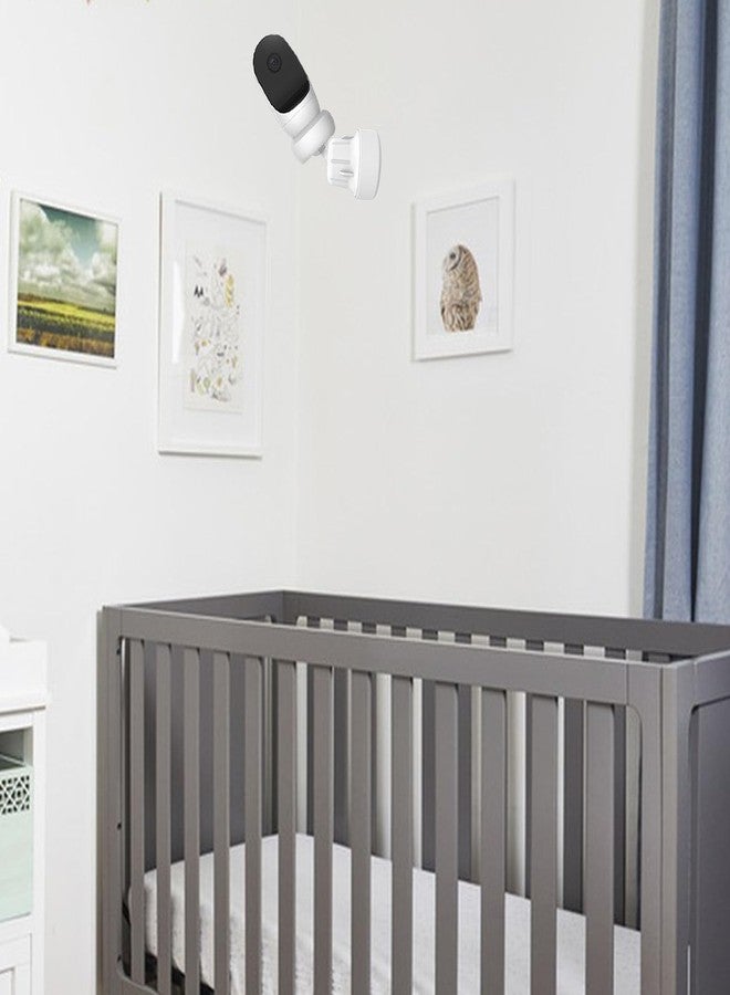 Derebir Adjustable Baby Monitor Wall Mount Compatible with Owlet Smart Baby Monitor Cam/Cam 2/ Cam Duo/Dream Duo 2 and Cameras with Standard 1/4 Threaded Hole. (Camera Not Included) - Image 5