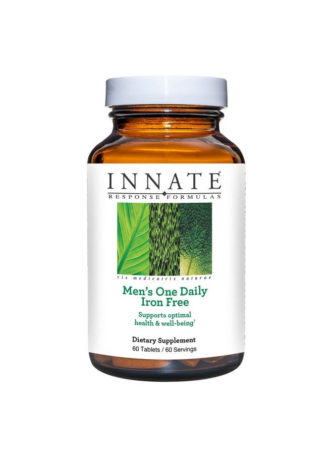 Innate Response Formulas - Men'S One Daily Iron Free - Daily Multivitamin For Men Free Of Iron - With B Vitamins - Vegetarian, Non-Gmo, And Gluten-Free - 60 Count (60 Servings) - Image 1