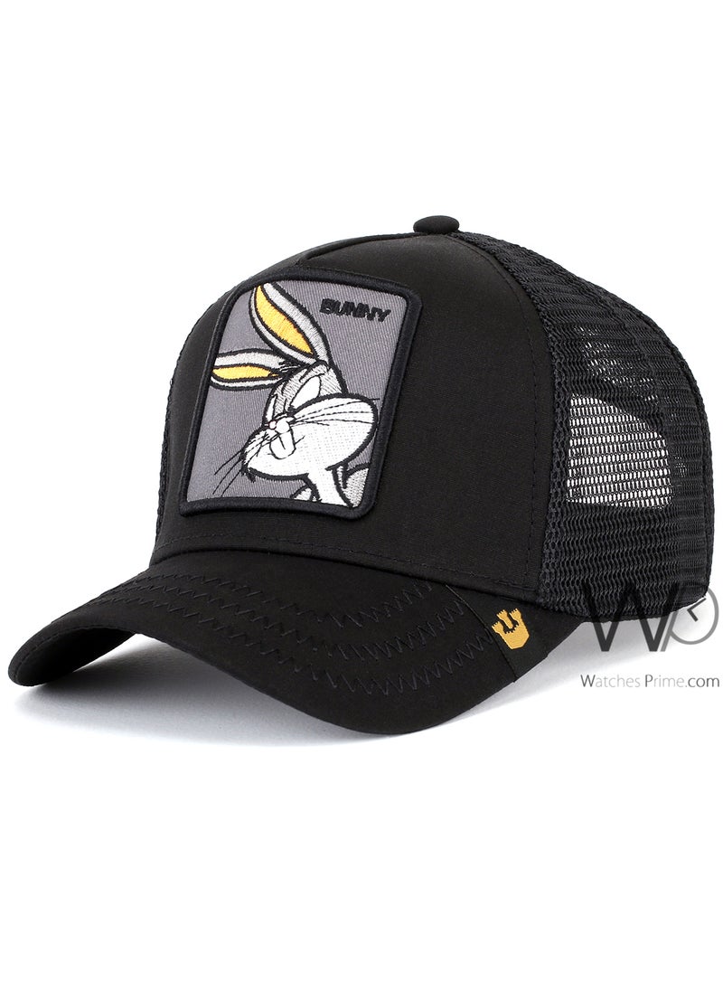 Goorin Bros Goorin Bros Bunny Trucker Mesh Cap Black Color Cotton Hat For Men  - Image 1