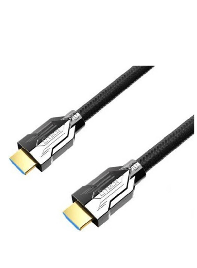 DTECH Video HDMI Kabel Support Dynamic HDR, 8K @ 60Hz Resolution, HDMI 2.1 8K Cable, Zinc Alloy Shell, 3m Cable Length | HT-8103 - Image 1