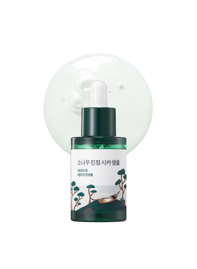 ROUND LAB Pine Calming Cica Ampoule 30ml, Hydrating and Soothing Serum with Pine Cica and Hyaluronic Acid for Skin Barrier Strengthening, Gentle Exfoliation, and Deep Moisture, Korean Skincare - Image 1