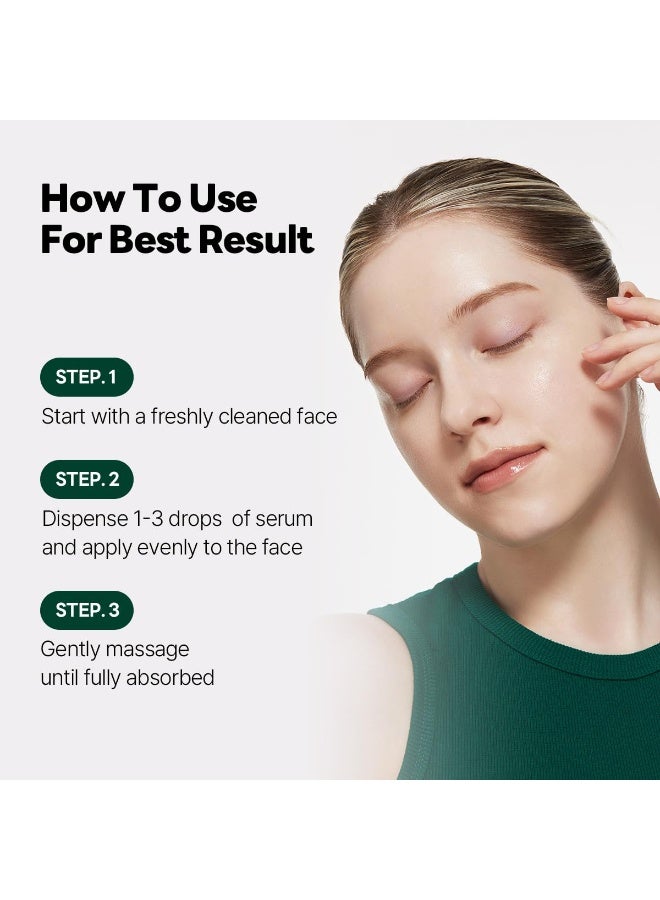 ROUND LAB Pine Calming Cica Ampoule 30ml, Hydrating and Soothing Serum with Pine Cica and Hyaluronic Acid for Skin Barrier Strengthening, Gentle Exfoliation, and Deep Moisture, Korean Skincare - Image 3