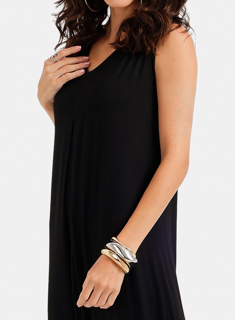 Carina Flowy V-Neck Maxi Dress - Image 5