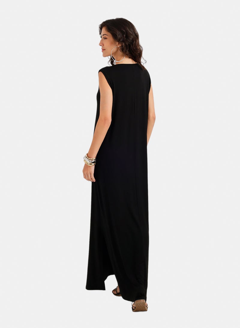 Carina Flowy V-Neck Maxi Dress - Image 4