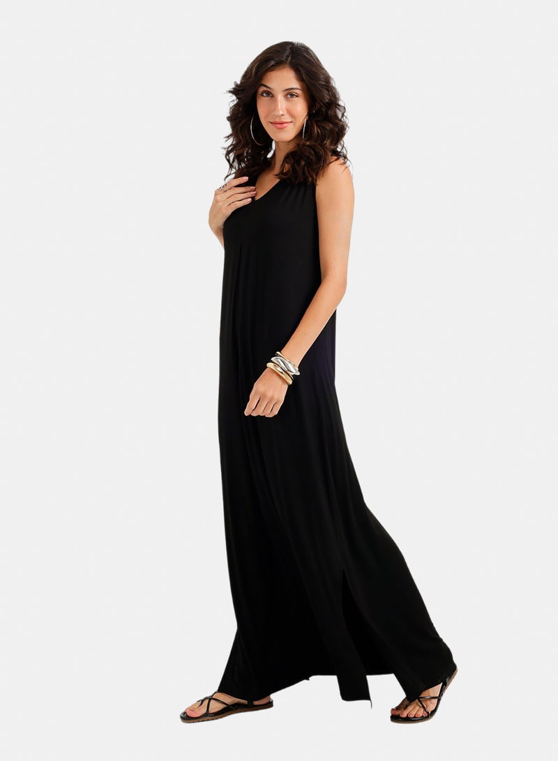 Carina Flowy V-Neck Maxi Dress - Image 3