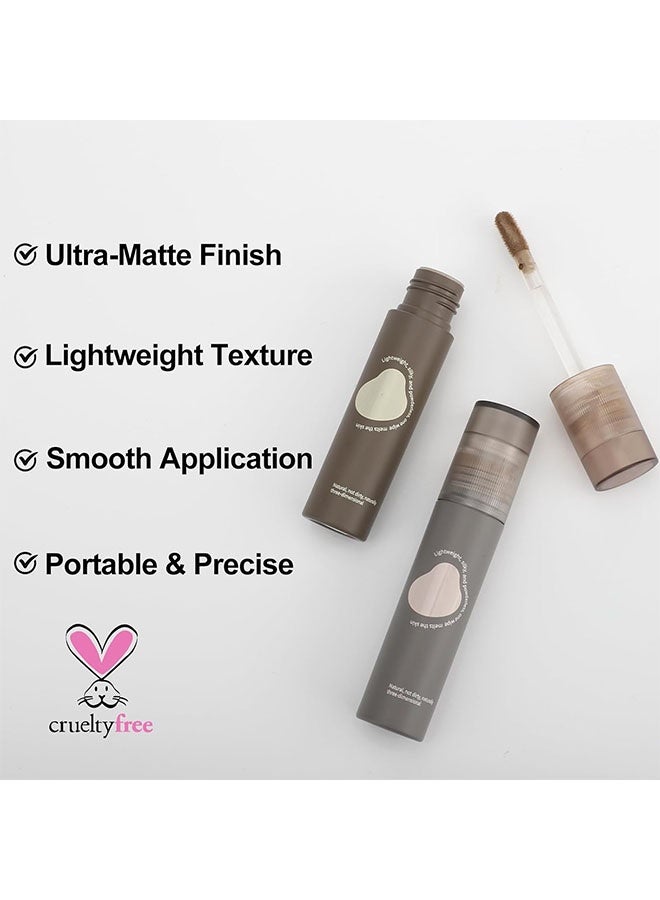 Biya Cool Toned Liquid Contour Stick – Cold Grey Cream Bronzer for Sculpted Look, Lightweight Blendable Matte Finish, Long Lasting Liquid Contouring Makeup, Vegan & Cruelty-Free, 102 - Image 3