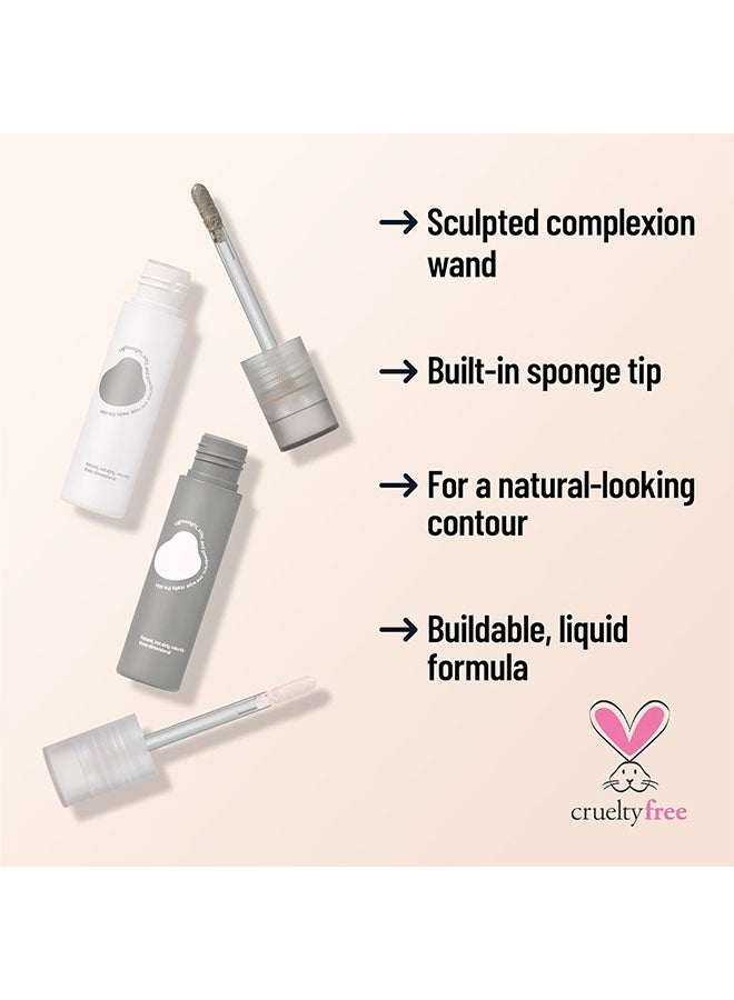 Biya Cool Toned Liquid Contour Stick – Cold Grey Cream Bronzer for Sculpted Look, Lightweight Blendable Matte Finish, Long Lasting Liquid Contouring Makeup, Vegan & Cruelty-Free, 102 - Image 4