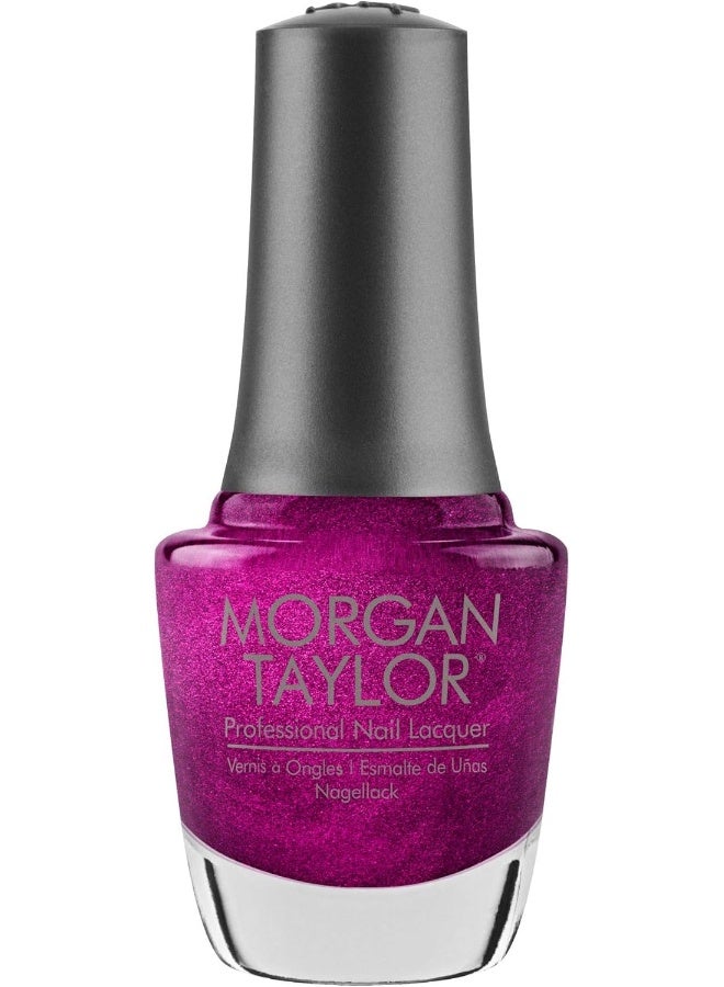 Morgan Taylor Nail Lacquer (I'M From The Fuchsia) Metallic Purple Nail Polish - Image 1