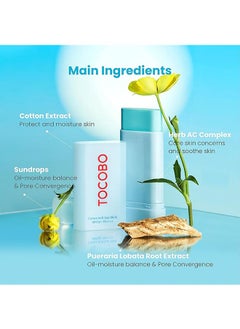 Tocobo Cotton Soft Sun Stick, SPF50+ PA++++, Vegan Sun Stick for Face, UV Protection  - Image 5