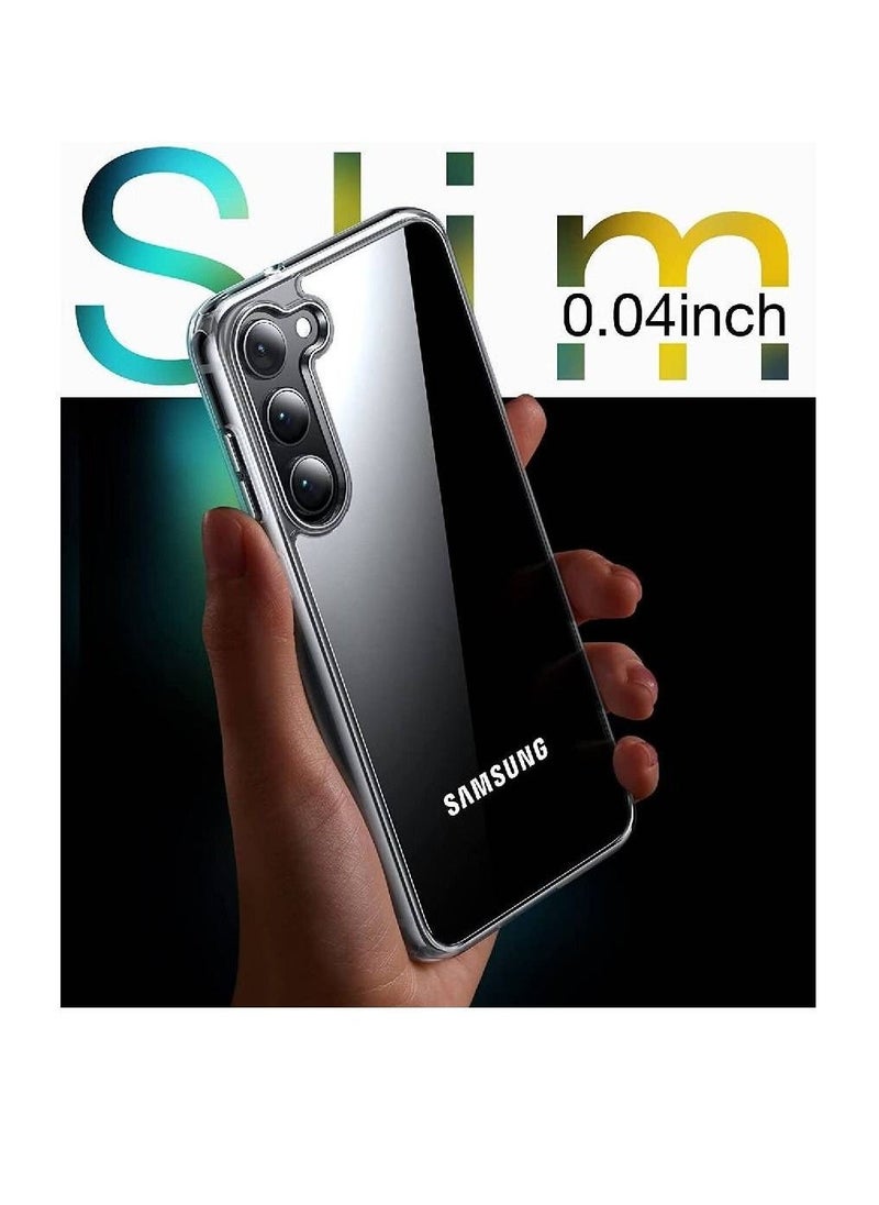 Raxoom Protective Shockproof Slim Designed Anti-Scratch Case Cover For Samsung Galaxy S23 Plus Clear - Image 2