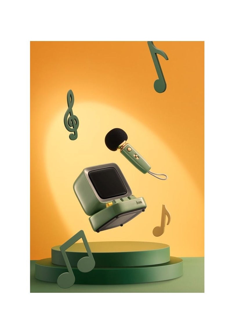 Divoom Divoom DitooMic Bluetooth Speaker Microphone Karaoke Function Green  - Image 4