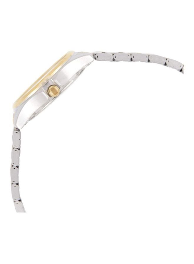 كاسيو ساعة يد بعقارب مقاومة للماء بسوار من الإستانلس ستيل طراز LTP1183G-7A - مقاس 29 مم - فضي/ذهبي نساء - Image 3
