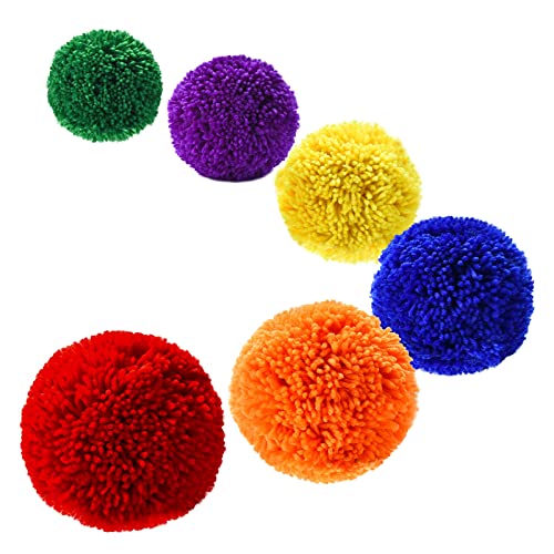 FRESHBALL 12-Pack Soft Fleece Balls: Large 5",Kids Playground Balls Handballs Dodgeball Kickball Kids Sports Games for Indoor Outdoor Games - Image 3