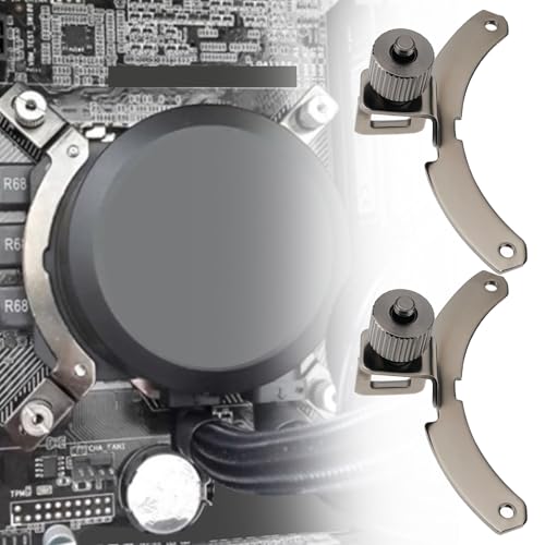 Briny River 2PCS Computer CPU Fixing Buckle Mounting Bracket Compatible with Cooler Master B120 240 360 AMD AM4 CPU Holder Clips - Image 3