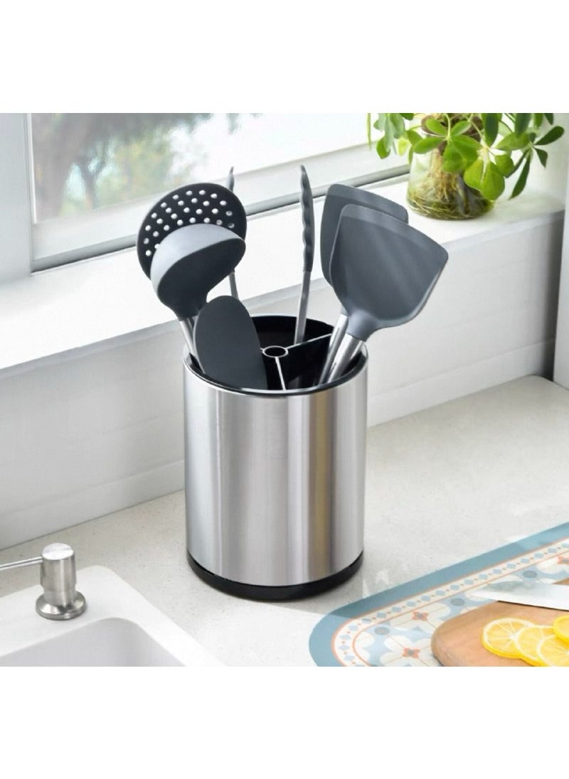 Generic Spoon and Dispensing Organizer 3 Stainless Steel Compartments  - Image 1