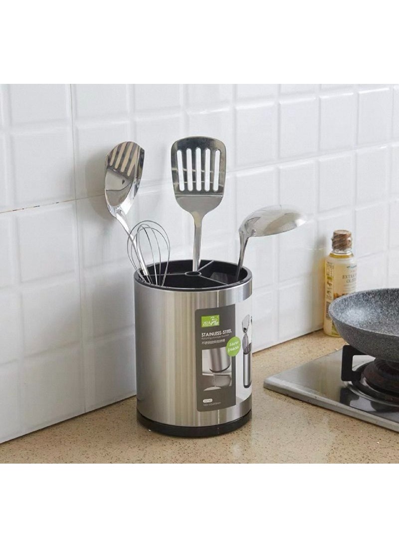 Generic Spoon and Dispensing Organizer 3 Stainless Steel Compartments  - Image 2