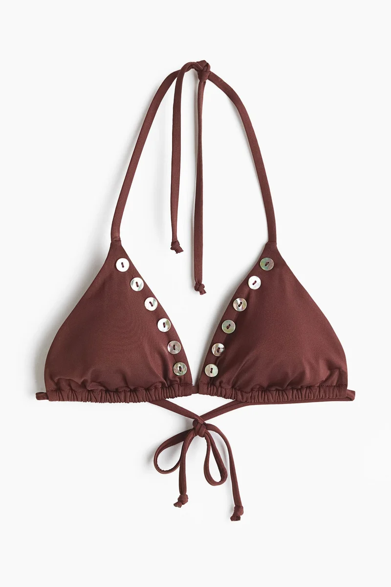 اتش اند ام بيكيني توب بقوالب مُبطنة بشكل مثلث