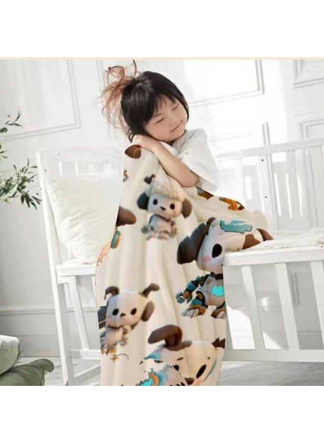 عام بطانية رقيقة من الفانيلا الكرتونية للأطفال والرضع (دافئة ومريحة، ومناسبة للنوم والألعاب) 70 سم * 100 سم - Image 3