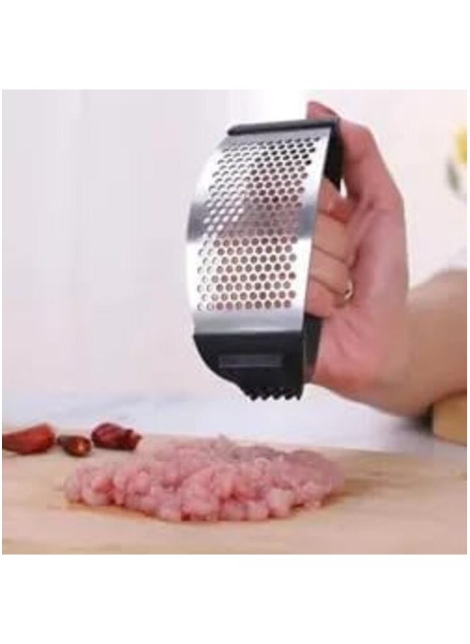 MIRFA Stainless Steel Hand Garlic Crusher And Meat Hammer With Ergonomic Handle  - Image 3