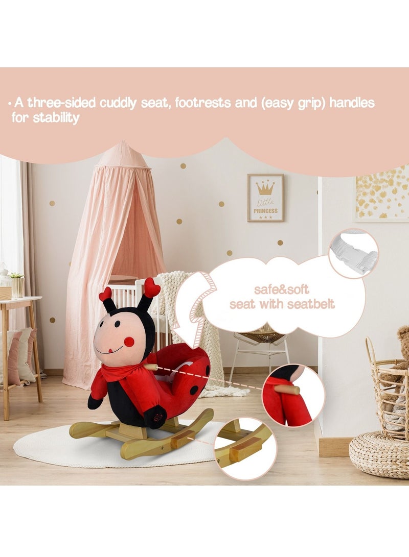 BABYCARA Rocking Frog for Baby and Child Sturdy Construction Cuddly Soft with Sound Effects - Image 5