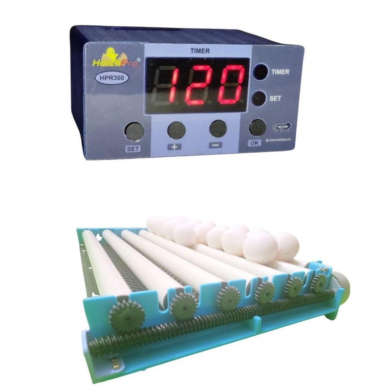 HatchPro 56 Egg Turning Tray and hpr300 Timer Controller kit for Automatic Egg Incubator - Image 1