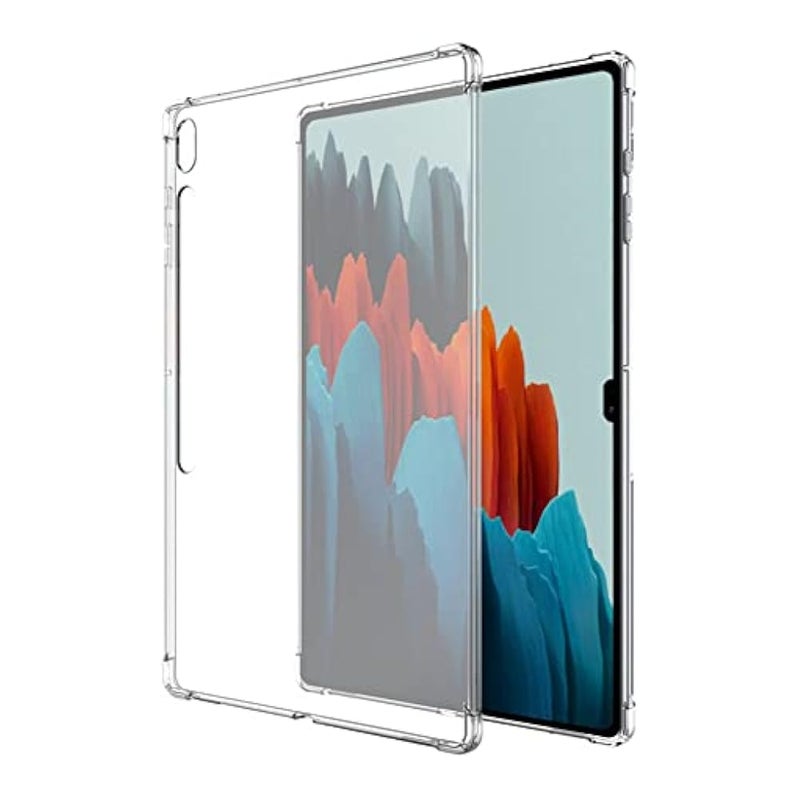 زكول جراب لموبايل سامسونج جالاكسي تاب S8 S8 SM-X700 - X706 S7 SM-T870 - T875 11 بوصة بزوايا معززة لتاب 8 وتاب 7 البولي يوريثين الحراري بولي كربونات شفاف - Image 1